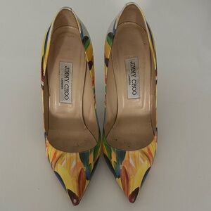 Jimmy Choo Colorful Floral Heels